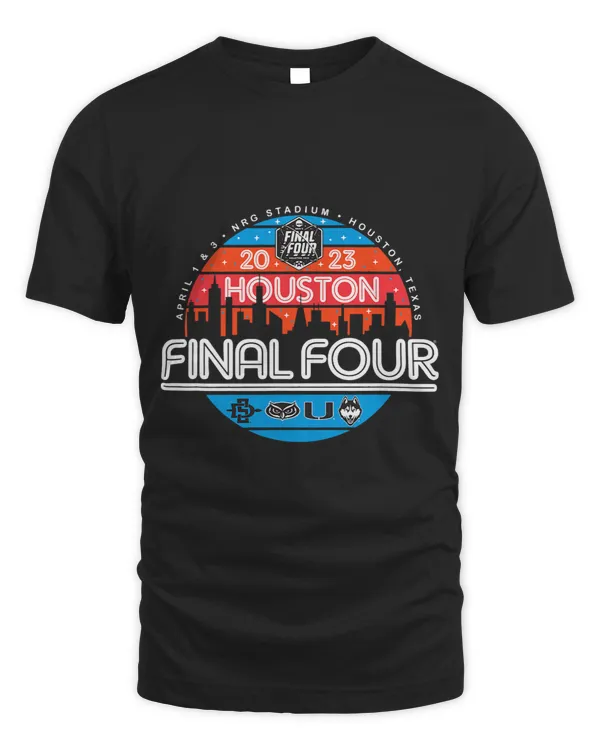 Basketball Gift NCAA Final Four Basketball Houston Cityscape