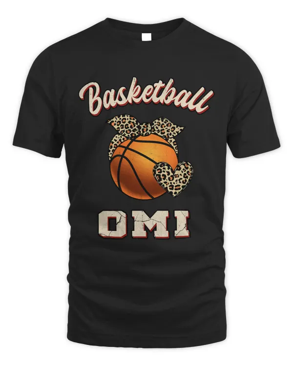 Basketball Gift Omi Bandana Leopard Heart Fans Mothers Day