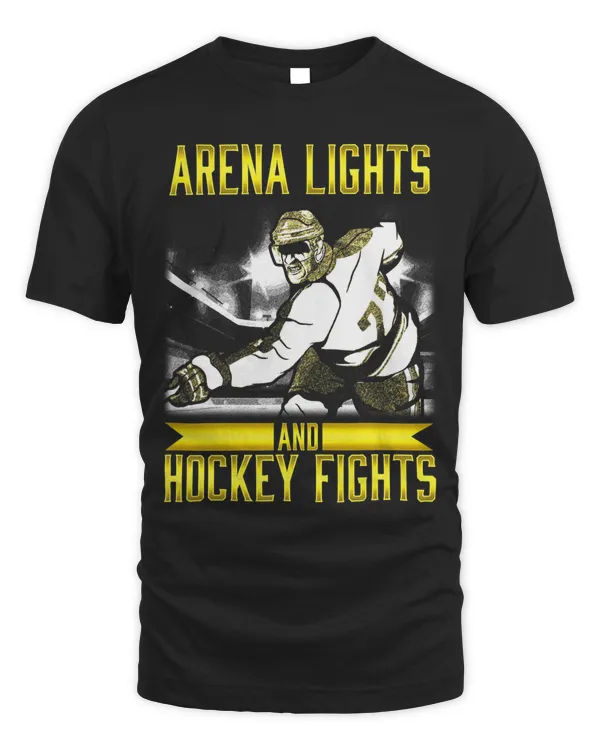 Arena Lights Hockey Fights Sports Team Gift Design