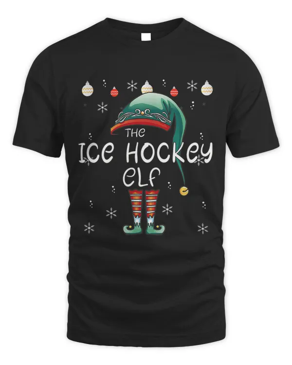 Christmas Pajama The Ice Hockey Elf