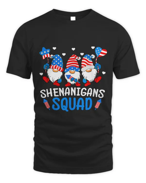 Shenanigans Squad 4th Of July Gnomes USA Independence Day 2