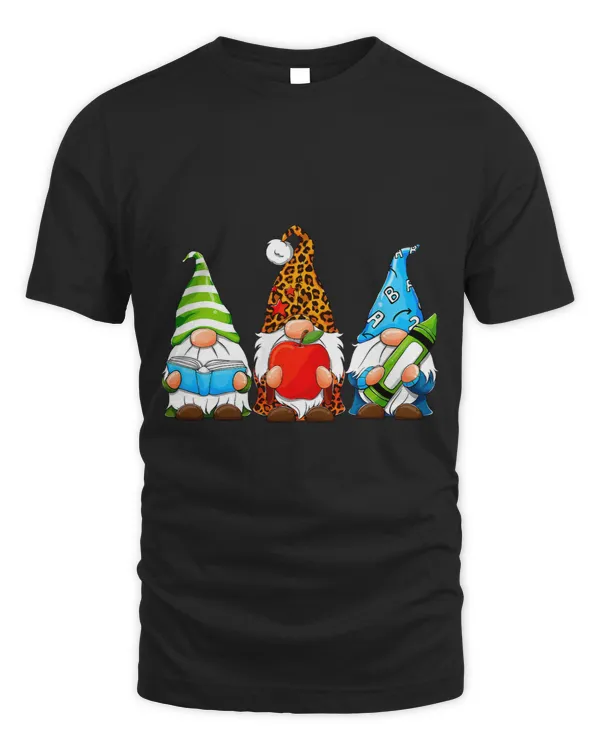 Teacher Job Cute Gnomes Students Teacher Gnome Tee Funny Back To School