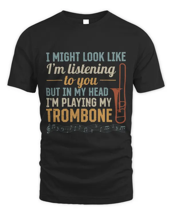 Trombone Lover In My Head Im Playing Trombone Funny Trombones Music Player
