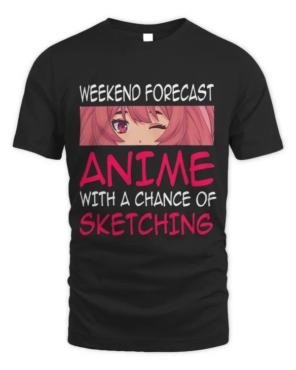 weekend forecast anime with of sketching Anime Merch