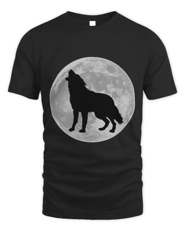 Wolf Lover Werewolf Halloween Full Moon Scary Wolf Horror Lazy Costume