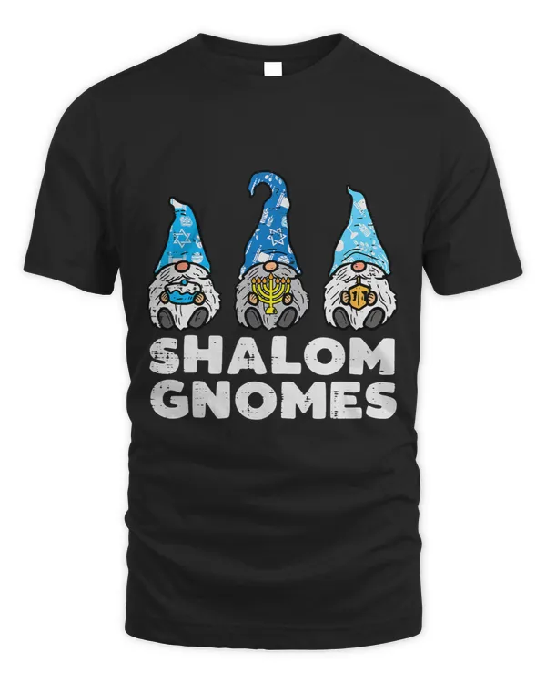 Shalom Gnomes Funny Jew Hanukkah Pajamas Chanukah PJs Women