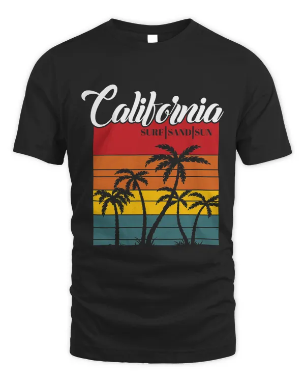 Surfing Surfer California Surf Sand Sun Retro Vintage
