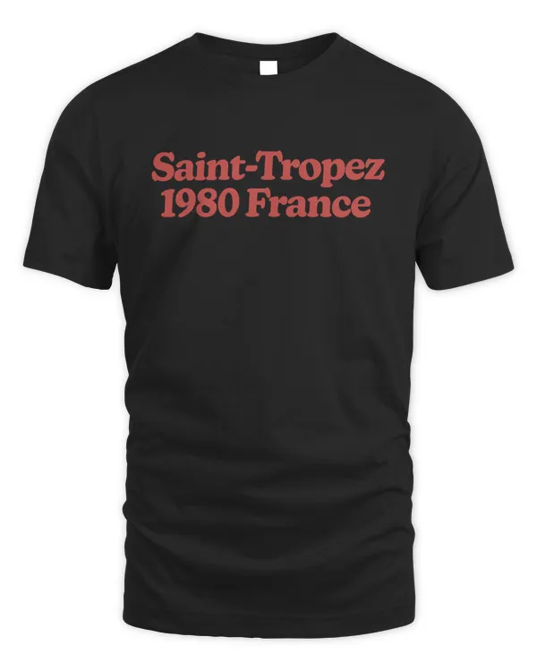 Saint-Tropez 1980 France Graphic Tee, Vintage Chic UNISEX T-Shirt