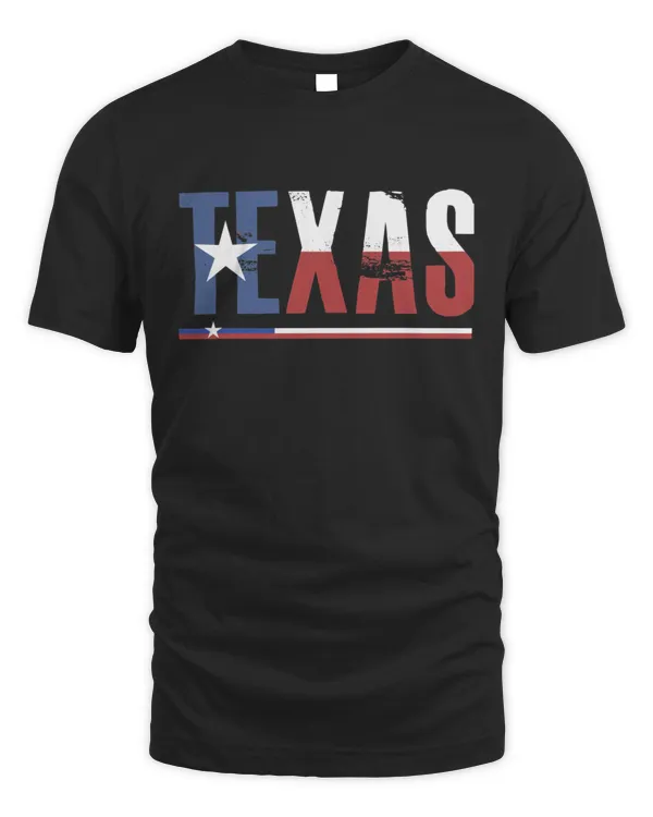 Texas Women Men Kids Texas State Flag Distressed3634 T-Shirt