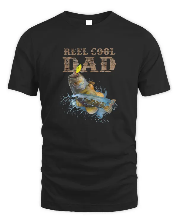 Reel Cool Dad Fishing Quote Fathers 8343 T-Shirt