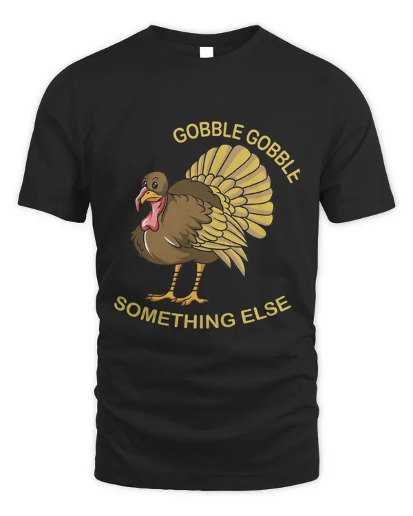 Save A Turkey Funny Thanksgiving Gobble Trot Vintage Vegan 3620 T-Shirt