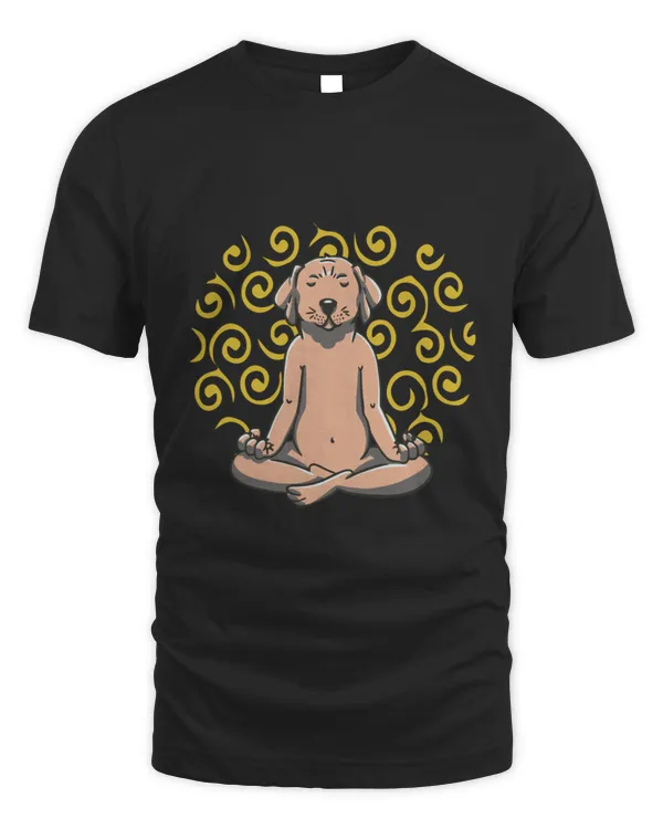 labrador dog in yoga pose design9977 T-Shirt