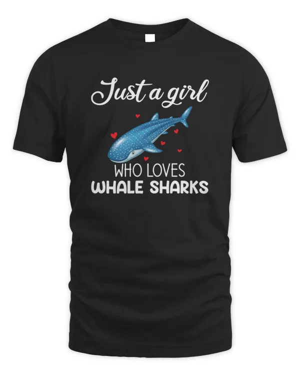 Just a girl who loves whale sharks whale shark5504 T-Shirt