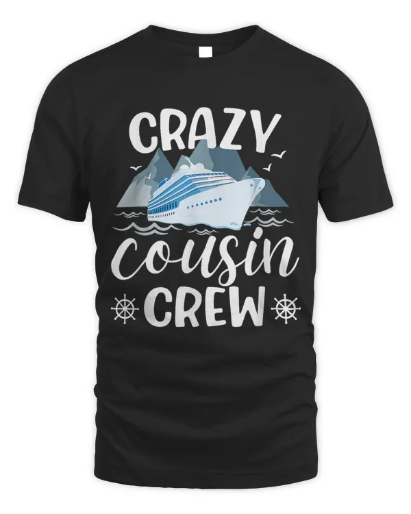 Crazy Cousin Crew Cruise Squad 2024 Matching Family Group T-Shirt