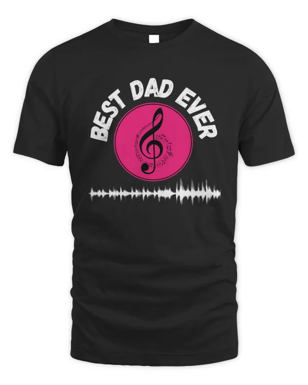Best Dad Ever Music Notes9435 T-Shirt