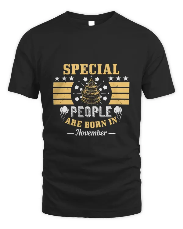 Special People Are Born In November Birthday Shirt, Birthday Gift, Best Friend Birthday Gift