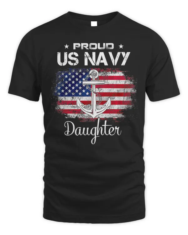 US Na vy Proud Daughter Proud US Na vy Daughter Veteran Day T-Shirt