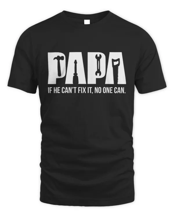 Funny Papa Birthday Shirt, Fixer of Things Shirt, Papa Tools Shirt, Papa Shirt, Papa can fix it tool box Shirt, Father's Day Shirt, Gift for Papa