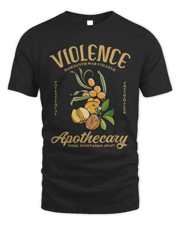 Vintage Violence Apothecary Shirt, Basgiath War College Shirt, Fourth Wing Shirt, Violet Sorrengail Dragon Rider Xaden Riorson Fantasy Lover