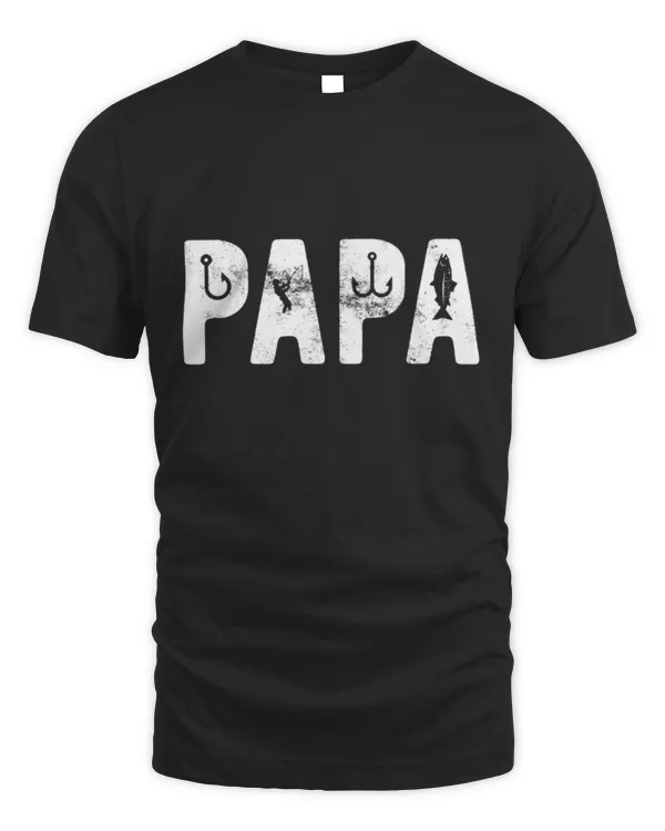 Papa Fishing T shirt, Funny Fishing Shirt, Fishing Graphic Tee, Fisherman Gifts, Present For fisherman, Father's Day Gifts, PAPA Fishing