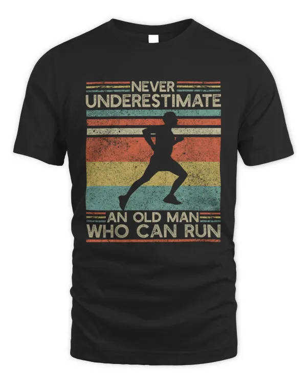 Running T-shirt for Dad, Runner Dad Father's Day Gift, Marathon Run Clothes, Running Grandpa Shirt