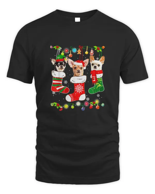 Chihuahua Xmas Light  Gift For Chihuahua Lover  Dog Lover  Gift Idea4424 T-Shirt