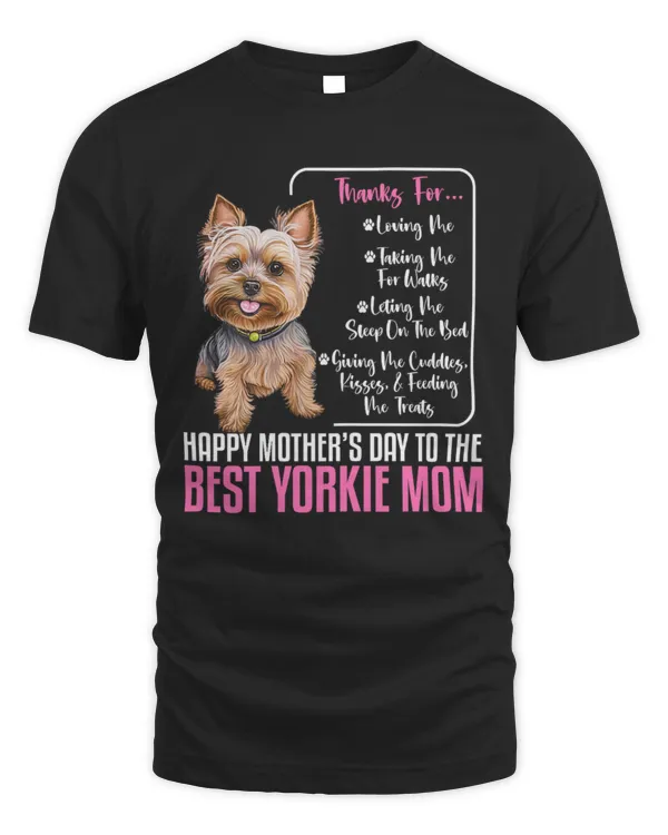 Happy Mother's Day To The Best Yorkie Mom - Yorkie Dog Mommy