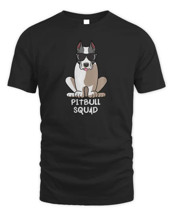 Womens Funny Staffordshire Bull Terrier Mom Squad Dog Lover V-Neck T-Shirt