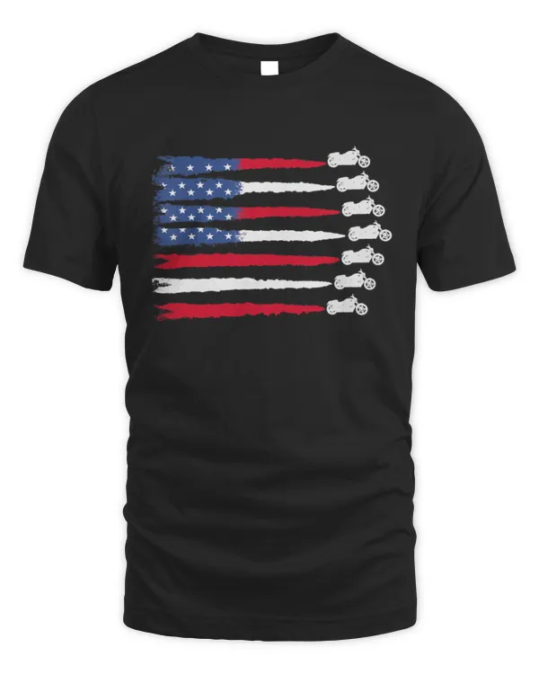 American Flag july 4th Motorcycles Boober 2