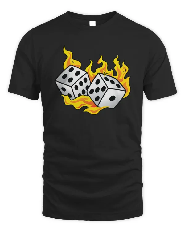 Flaming Dice 5151 T-Shirt