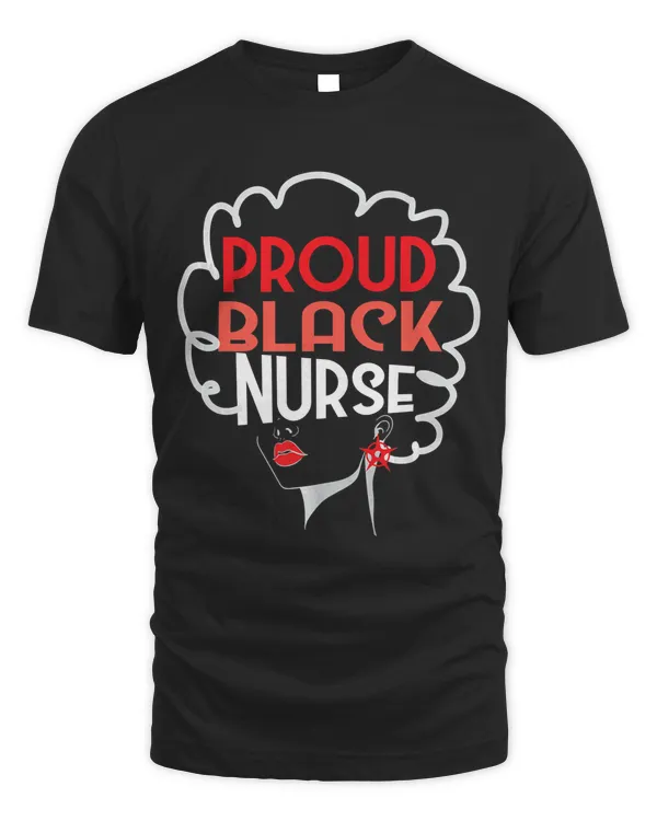 Black Registered Nurse Student T-Shirt African American Gift