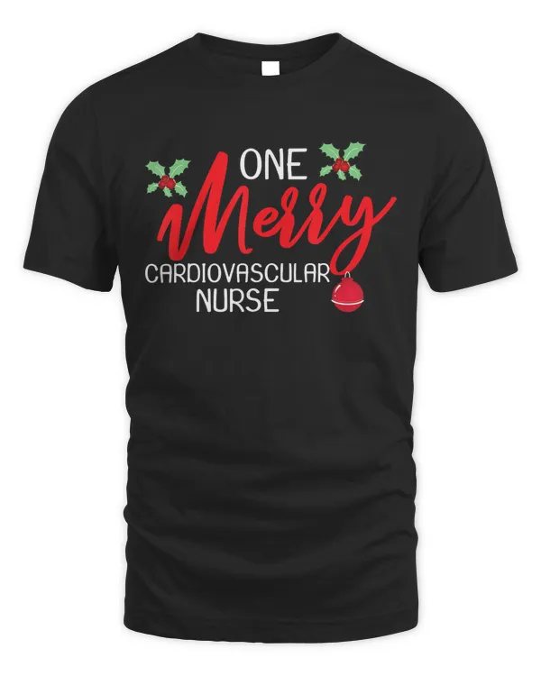 Cardiovascular Nurse Christmas Day Merry Gift T-Shirt