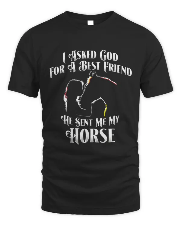 I ask god for a best friend he sent me a horse