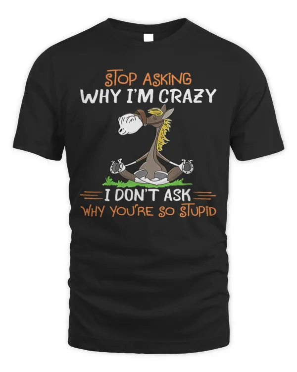 Stop asking why i'm crazy