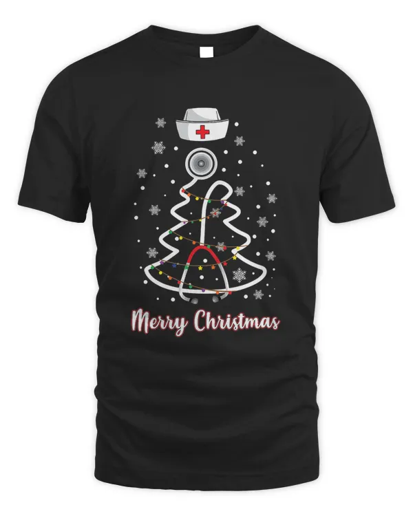 Merry Christmas Yuletide Practitioners Xmas Nurse Gift T-Shirt