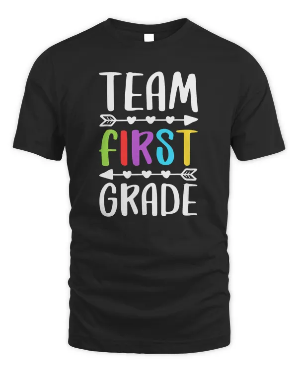 Team First Grade T-Shirt 1st Grade Teacher Student