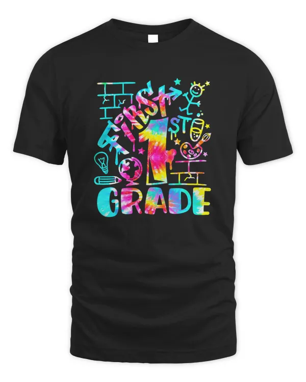 Tie Dye 1st Grade Graffiti First Grade Back To School