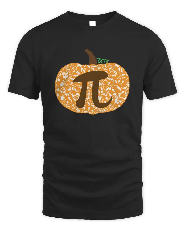 Funny Fall Thanksgiving Pumpkin Pi Math Pun Decorative Pumpkin Pie Design4727 T-Shirt