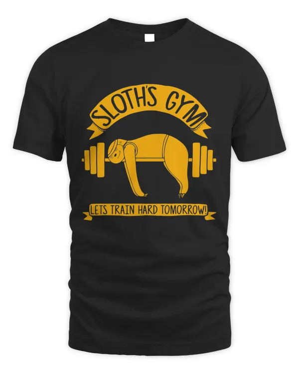 Training Sloths Gym Funny Gym Sports Shirt HH220722026