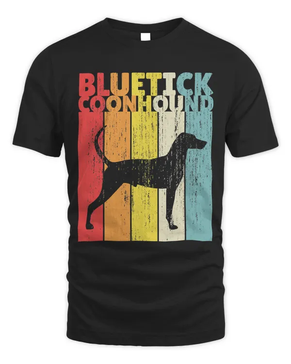 Bluetick Coonhound Vintage T-Shirt Dog Retro Style Gift