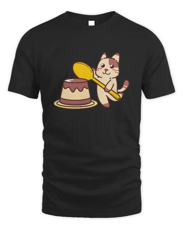 Cute Ramen Life Cat Eat  T-Shirt