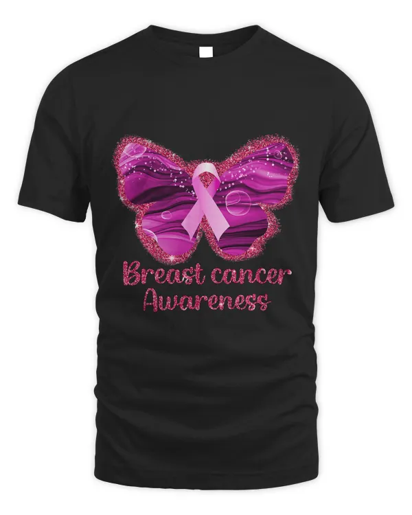 Butterfly Pink Ribbon Breast Cancer Halloween