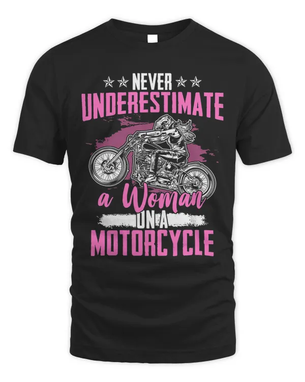 Funny Motorcycle Lover Graphic Women Girls Kids Motorbike 3