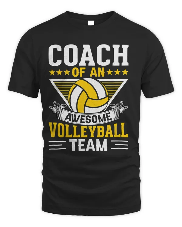 Coach Of An Awesome Volleyball Team Volleyball Coach