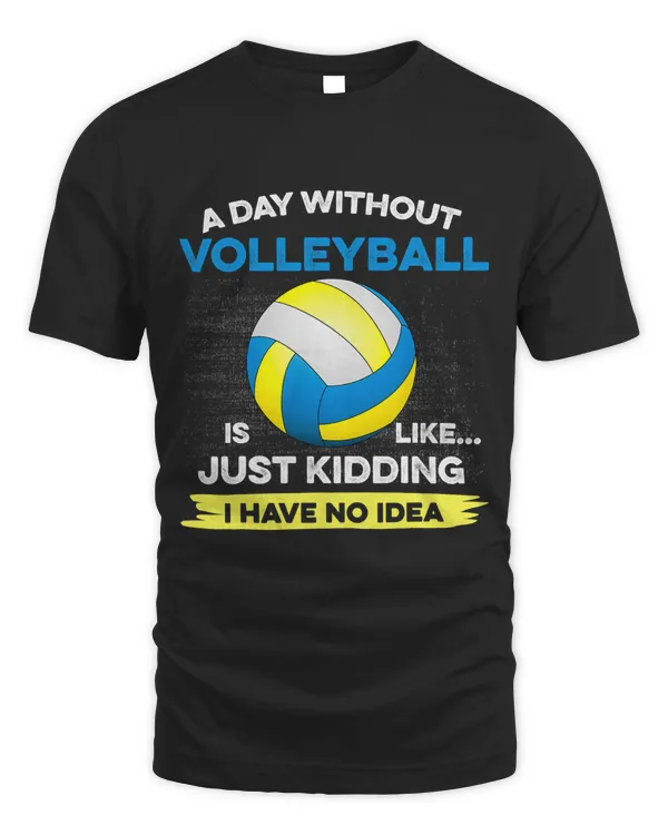 A Day Without Volleyball I Have No Idea Volleyball Lovers