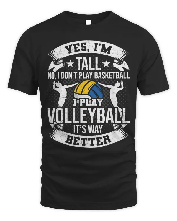 Volleyball Sport Lover I Dont Play Basketball I Play Volleyball Player 307