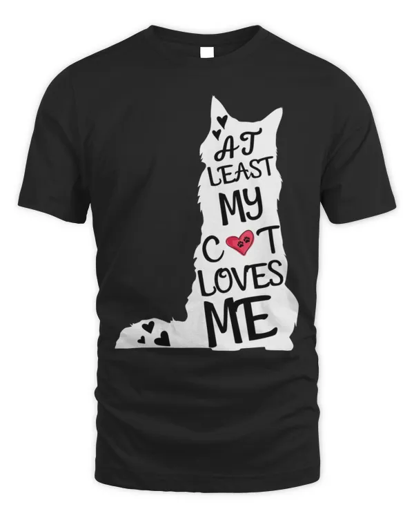 New at least my cat loves me T-Shirt