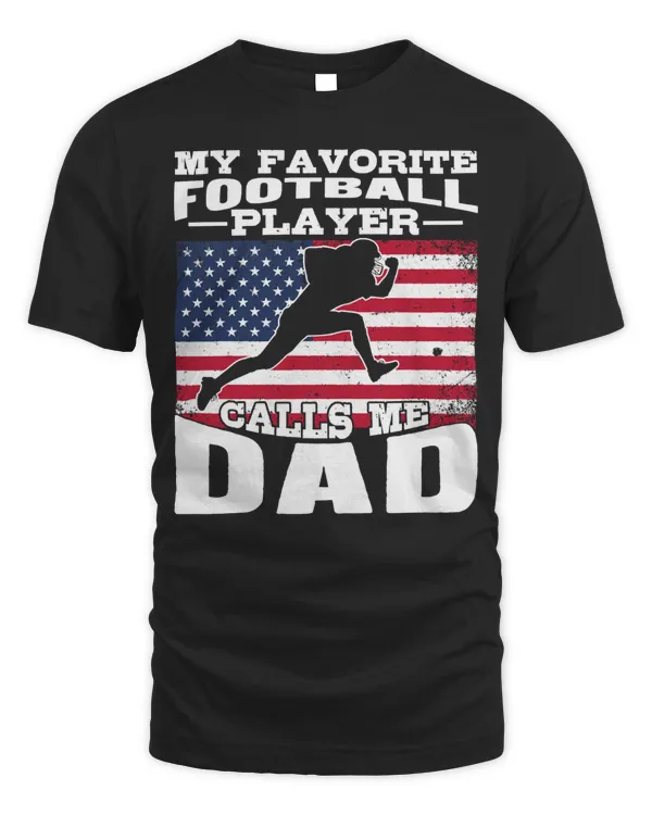 Football My Favorite Football Player Calls Me Dad Flag 397 football