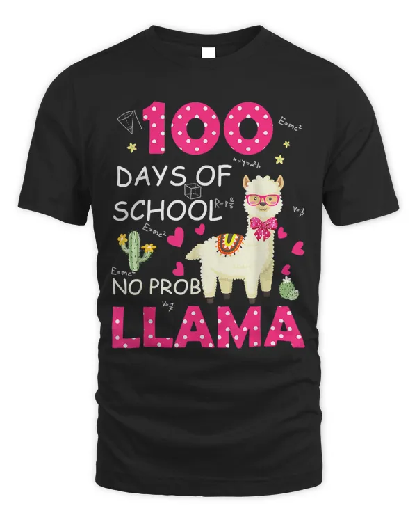 100 Days Of School No Problama Llama Teacher And Student 139