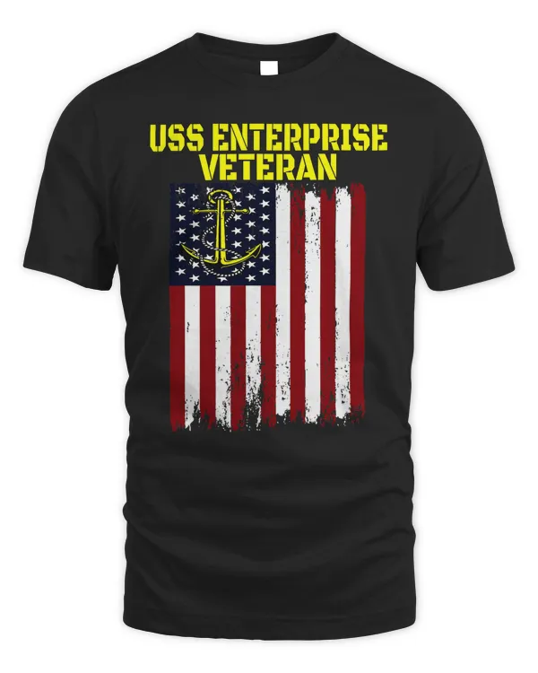 Aircraft Carrier USS Enterprise CVN-65 CVAN-65 Veteran's Day T-Shirt